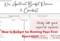 How to Budget for Renting Your First Apartment
