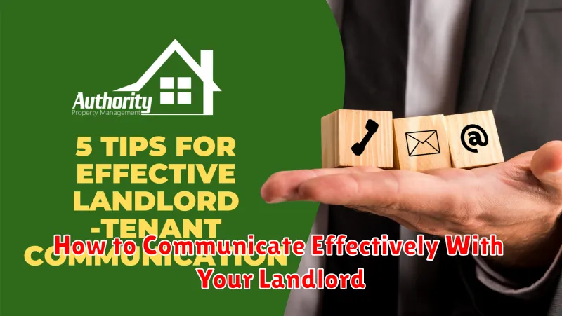 How to Communicate Effectively With Your Landlord