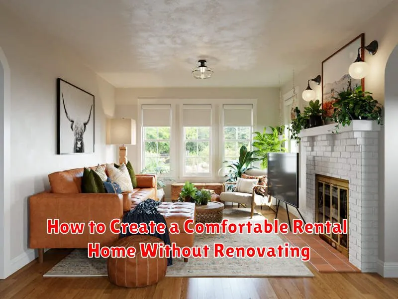 How to Create a Comfortable Rental Home Without Renovating