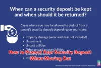 How to Protect Your Security Deposit When Moving Out How to Protect Your Security Deposit When Moving Out