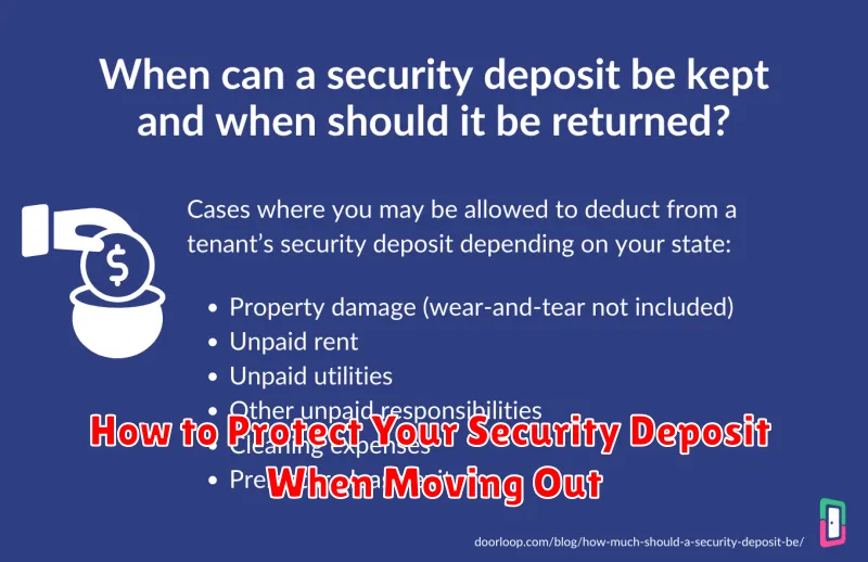 How to Protect Your Security Deposit When Moving Out