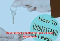 How to Read and Understand a Lease Agreement
