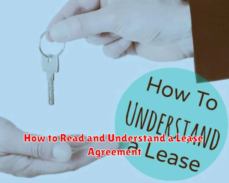 How to Read and Understand a Lease Agreement