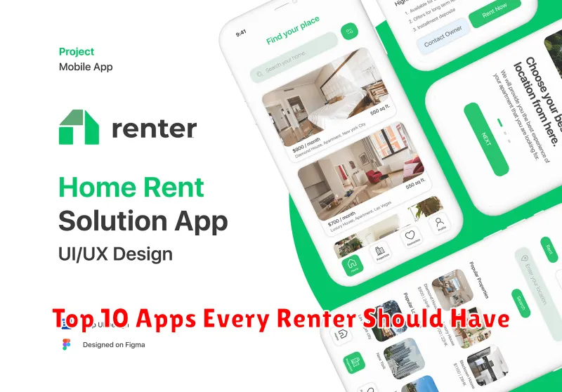 Top 10 Apps Every Renter Should Have