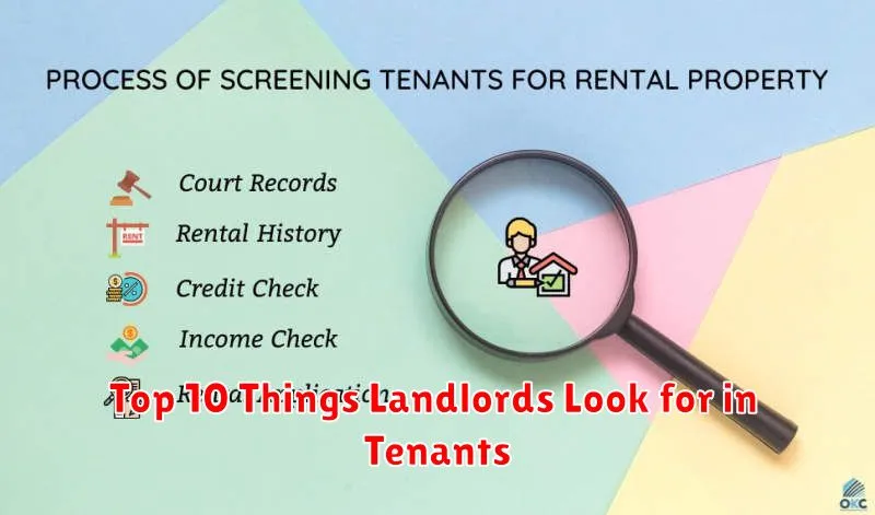 Top 10 Things Landlords Look for in Tenants