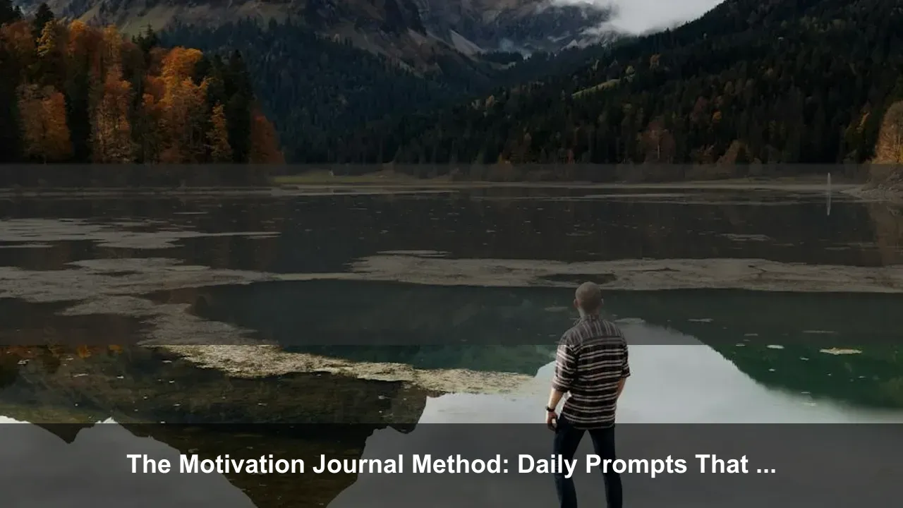 The Motivation Journal Method: Daily Prompts That Turn Intention Into Discipline