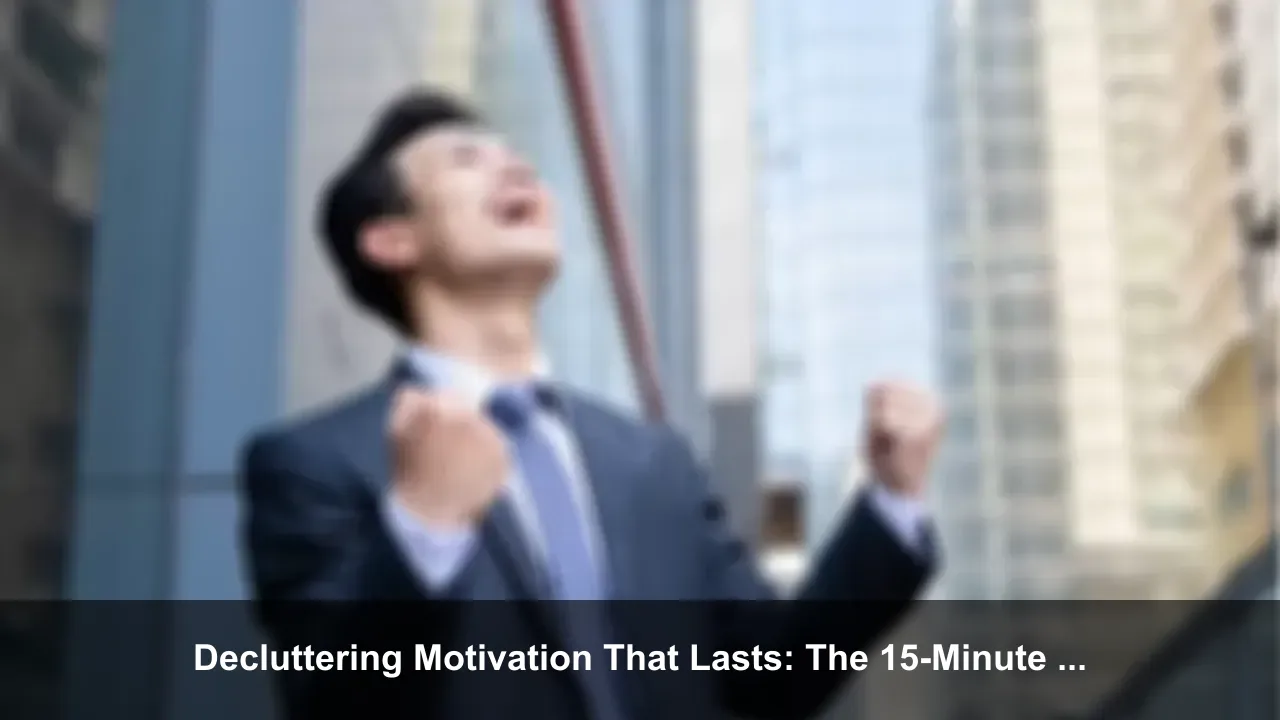 Decluttering Motivation That Lasts: The 15-Minute Method for Busy Homes