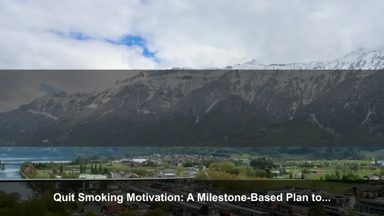 Quit Smoking Motivation: A Milestone-Based Plan to Stay Strong Through Cravings