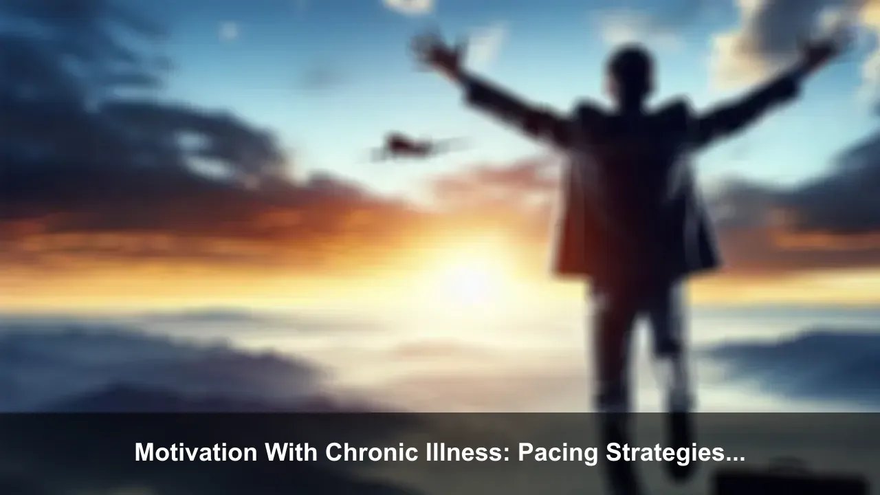 Motivation With Chronic Illness: Pacing Strategies for Progress on Low-Energy Days